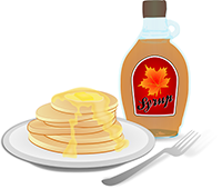 Pankcake breakfast